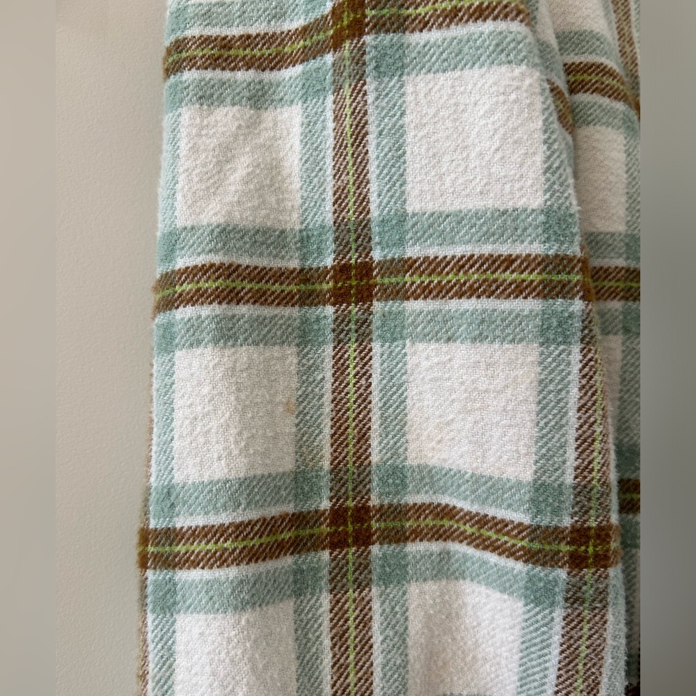 Aerie Plaid Flannel Button Up Sz Medium - Picture 5 of 7